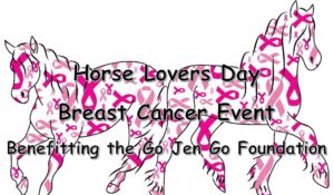 Horse Lovers Day Breast Cancer Event banner